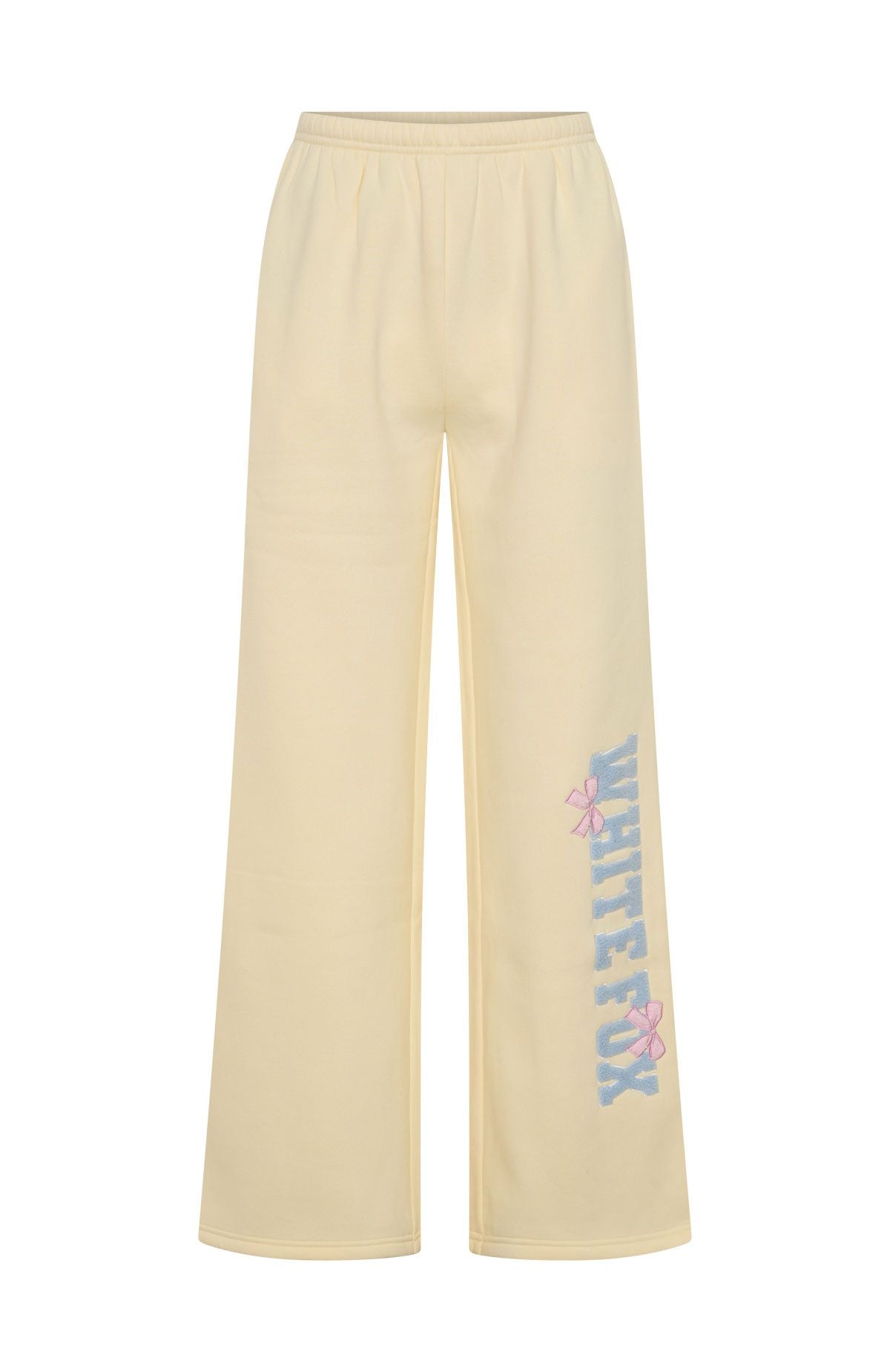 Daydreamers Madeline Wide Leg Sweatpants Lemon