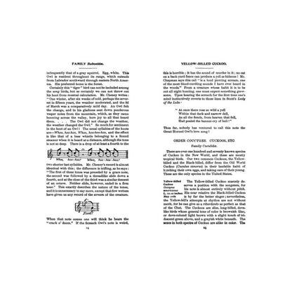 Field Book of Wild Birds and Their Music