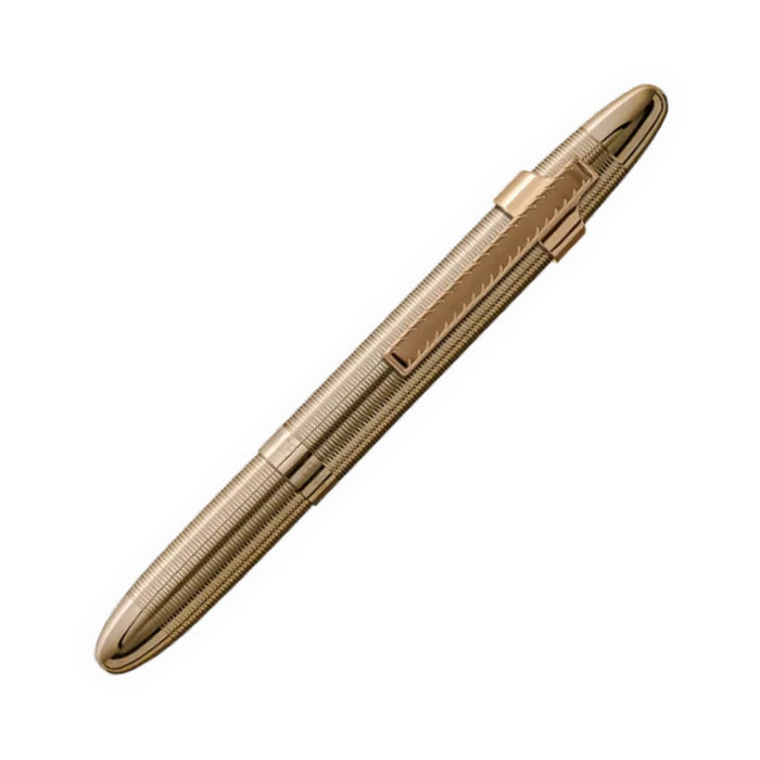 Fisher Bullet Space Pen - Lacquered Brass with Clip