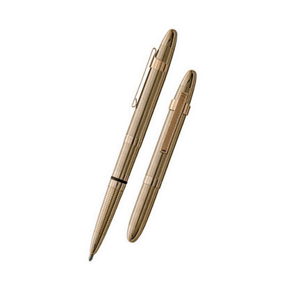Fisher Bullet Space Pen - Lacquered Brass with Clip