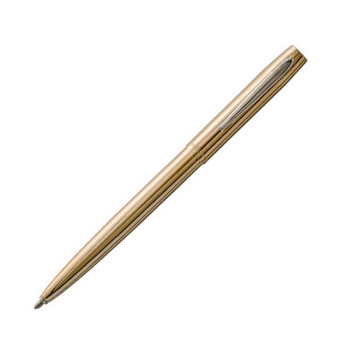 Fisher Cap-O-Matic Space Pen - Antimicrobial Raw Brass