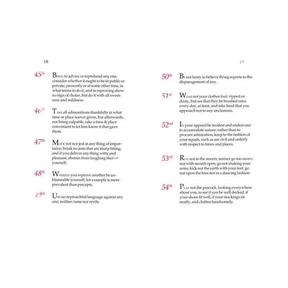 George Washington's Rules of Civility and Decent Behaviour