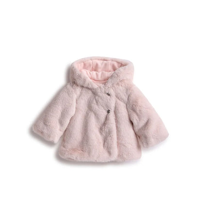 Girls Embellished Hooded Jacket