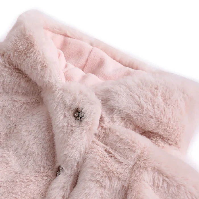 Girls Embellished Hooded Jacket