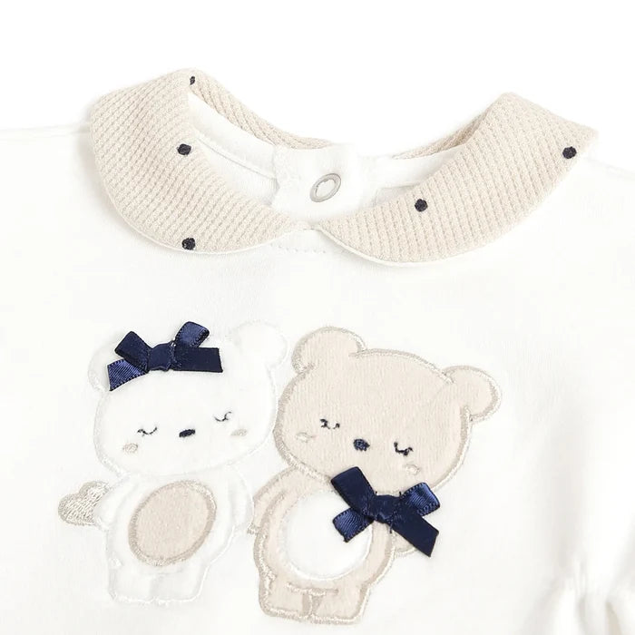 Girls Embroidered Sweatshirt With Legging