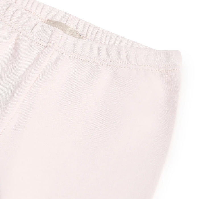 Girls Pink Embellished Smock with Leggings