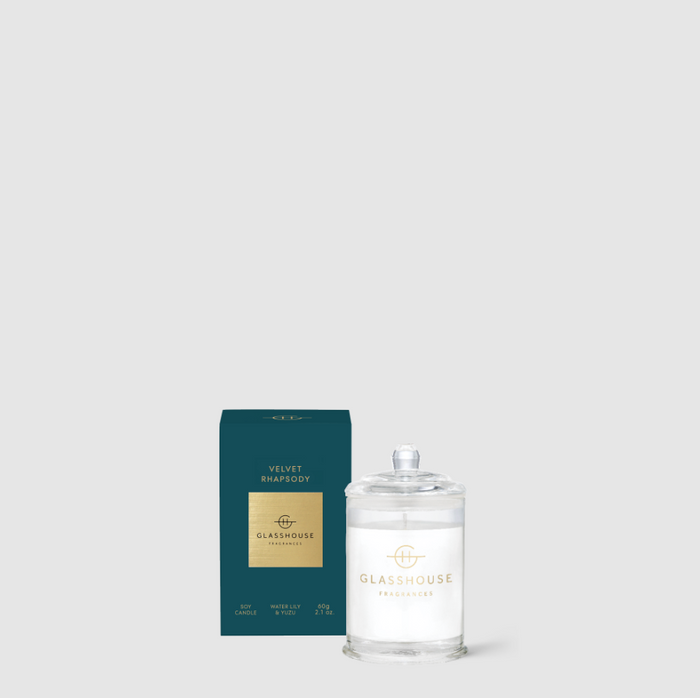 Glasshouse Candle 2.1oz - Velvet Rhapsody Candles in at Wrapsody