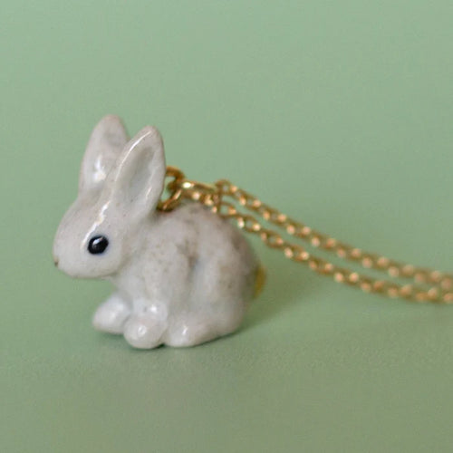 Goldentail Rabbit Porcelain Necklace - Camp Hallow