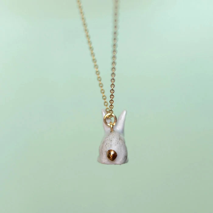 Goldentail Rabbit Porcelain Necklace - Camp Hallow