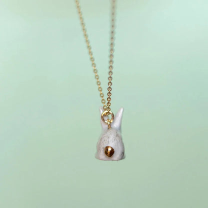 Goldentail Rabbit Porcelain Necklace - Camp Hallow