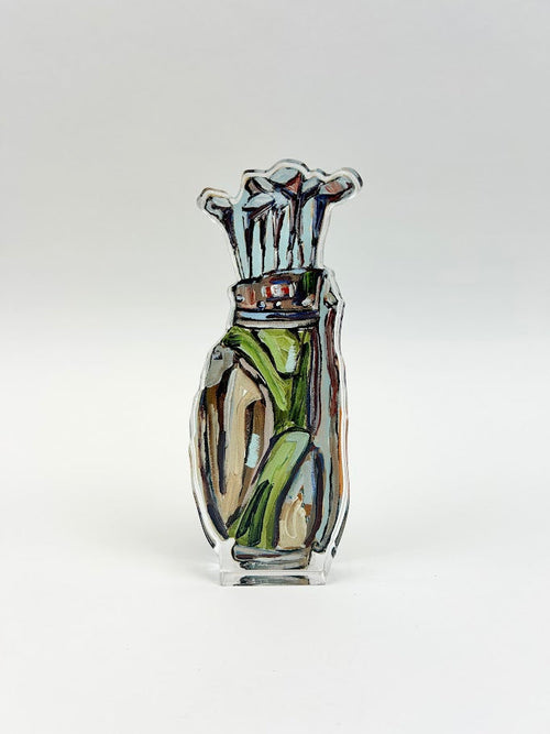 Golf Clubs Acrylic Block Home Decor in at Wrapsody