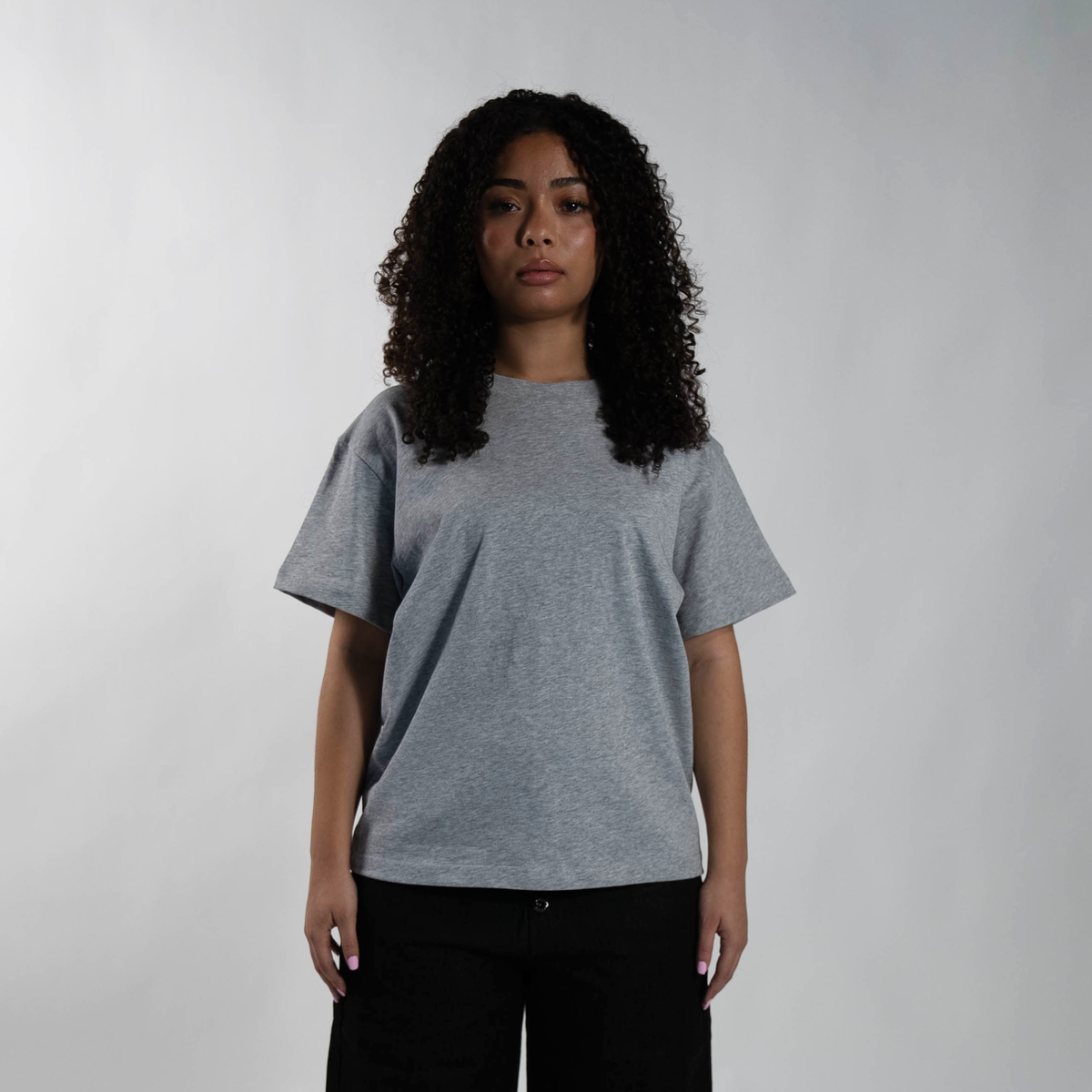 300 GSM 'Heather Grey' Standard Tee