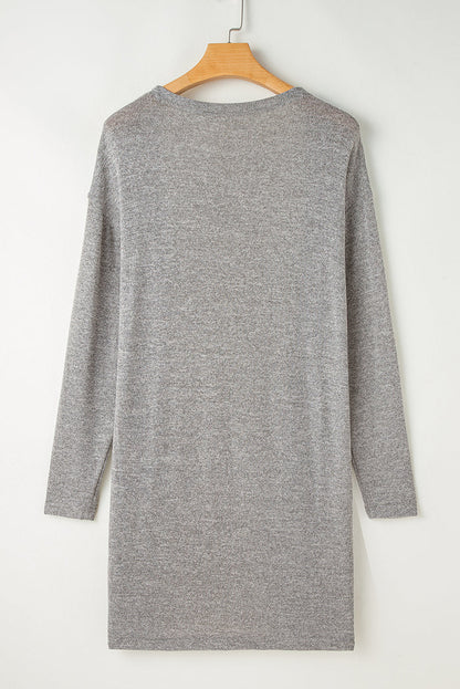 High Rise Solid Color Open Front Lightweight Cardigan 🇺🇸
