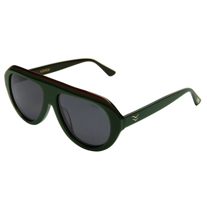 I-SEA Aspen Hunter Green/Smoke Sunglasses Sunglasses in at Wrapsody
