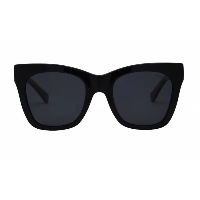 I-SEA Billie Black/Smoke Sunglasses Sunglasses in at Wrapsody