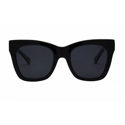 I-SEA Billie Black/Smoke Sunglasses Sunglasses in at Wrapsody