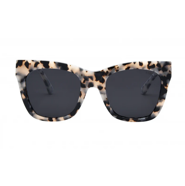 I-SEA Billie Snow Tortoise/Smoke Sunglasses Sunglasses in at Wrapsody