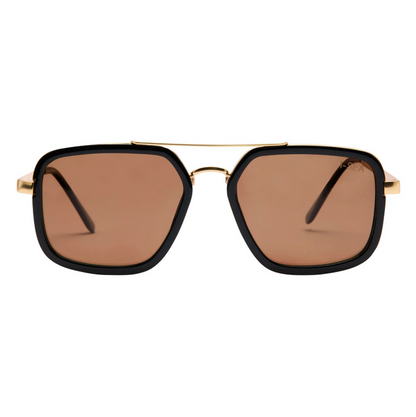 I-SEA Cruz Sunglasses Sunglasses in Blk/Brwn at Wrapsody
