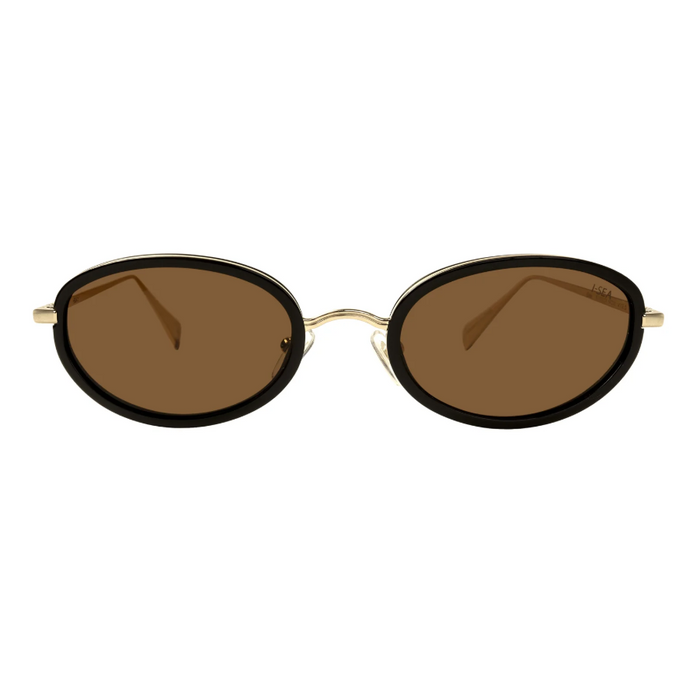 I-SEA Eloise Black/Cocoa Sunglasses Sunglasses in at Wrapsody