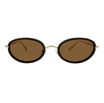 I-SEA Eloise Black/Cocoa Sunglasses Sunglasses in at Wrapsody