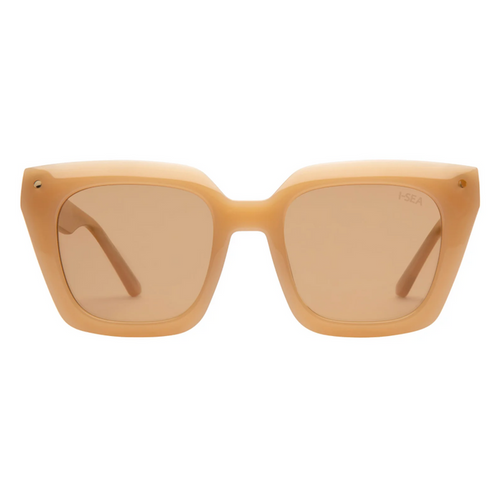 I-SEA Jemma Vanilla/Brown Sunglasses Sunglasses in at Wrapsody