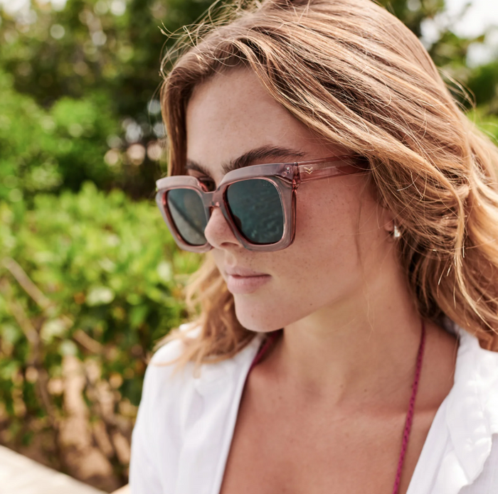 I-SEA Jemma Watermelon/Plum Sunglasses Sunglasses in at Wrapsody