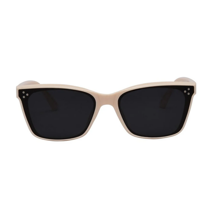 I-SEA Kiki Cream/Smoke Sunglasses Sunglasses in at Wrapsody