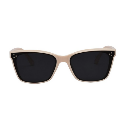 I-SEA Kiki Cream/Smoke Sunglasses Sunglasses in at Wrapsody
