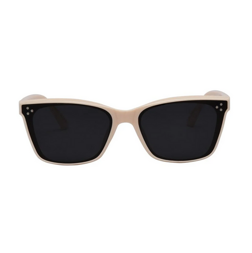 I-SEA Kiki Cream/Smoke Sunglasses Sunglasses in at Wrapsody
