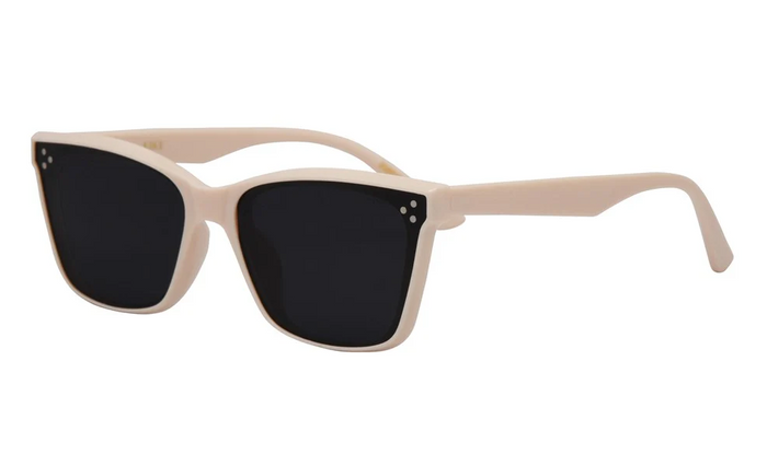 I-SEA Kiki Cream/Smoke Sunglasses Sunglasses in at Wrapsody