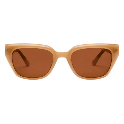 I-SEA Nova Vanilla/Brown Sunglasses Sunglasses in at Wrapsody
