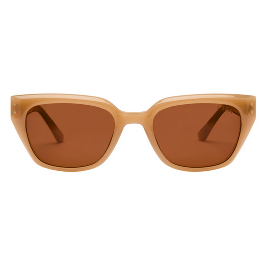 I-SEA Nova Vanilla/Brown Sunglasses Sunglasses in at Wrapsody