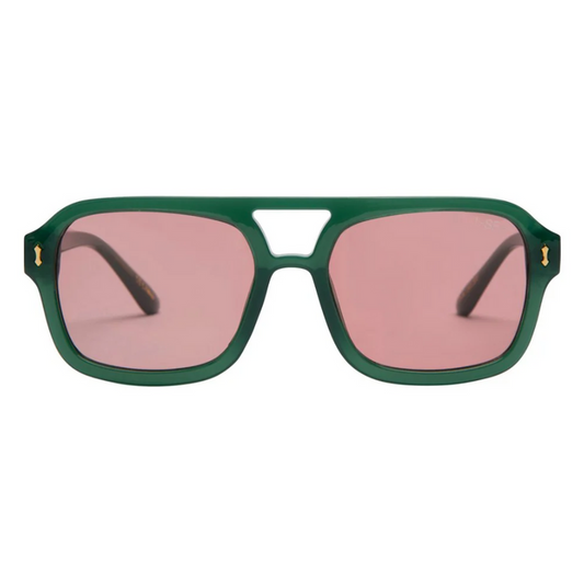 I-SEA Royal Kale/Tangerine Sunglasses Sunglasses in at Wrapsody