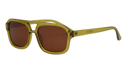 I-SEA Royal Olive/Brown Sunglasses Sunglasses in at Wrapsody