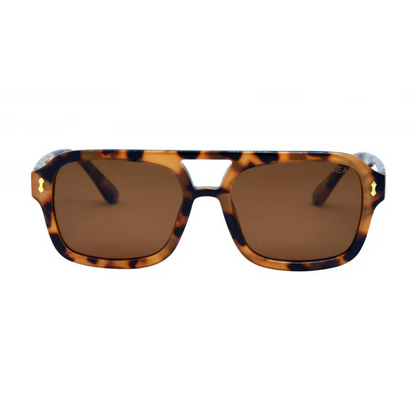 I-SEA Royal Tortoise/Brown Sunglasses Sunglasses in at Wrapsody