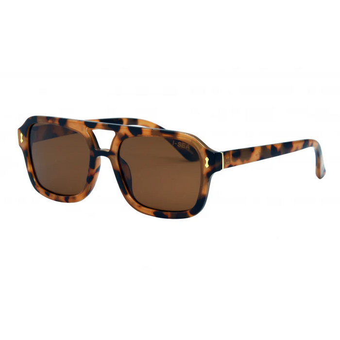I-SEA Royal Tortoise/Brown Sunglasses Sunglasses in at Wrapsody