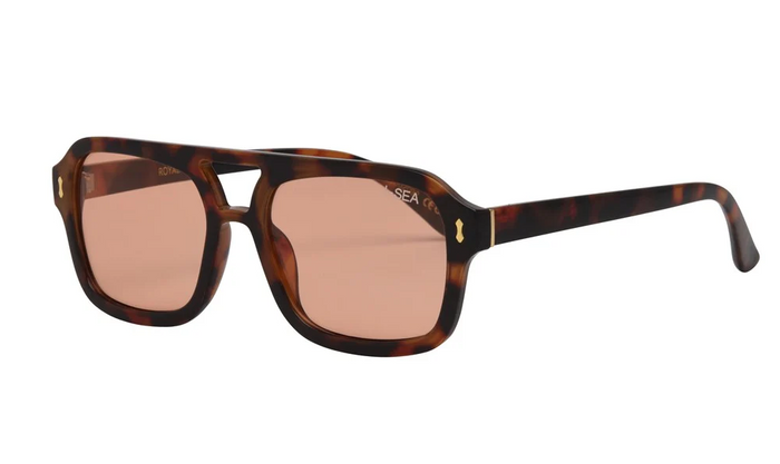I-SEA Royal Tortoise/Peach Sunglasses Sunglasses in at Wrapsody