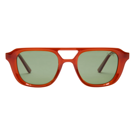 I-SEA Ruby Ginger/Green Sunglasses Sunglasses in at Wrapsody