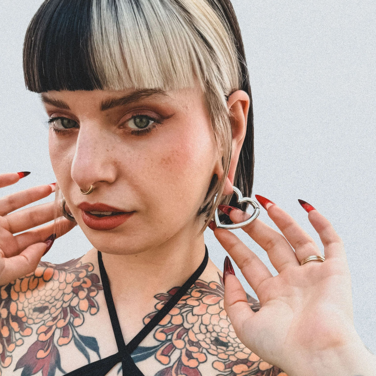 ROMANTIC HEART EAR WEIGHTS