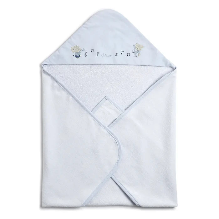 Infants Blue Cotton Bathwrap