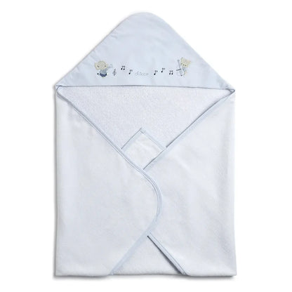Infants Blue Cotton Bathwrap