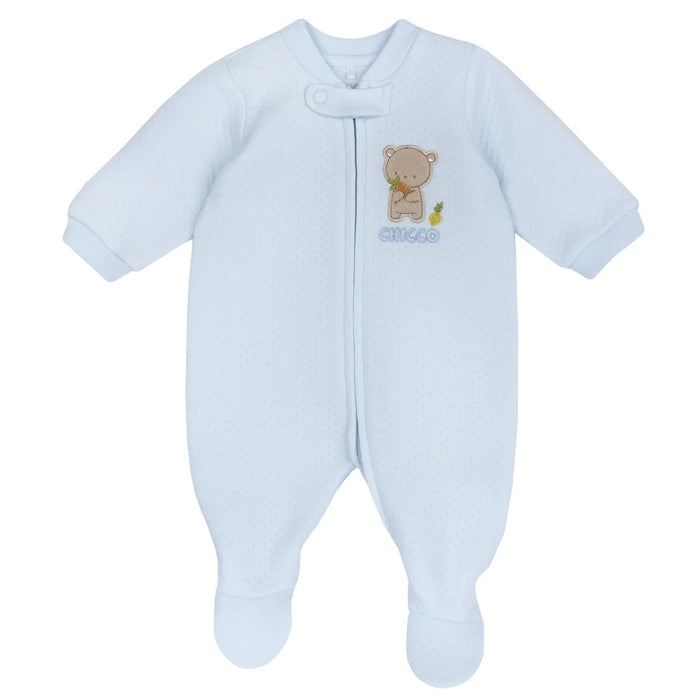 Infants Embroidered Front Opening Babysuit