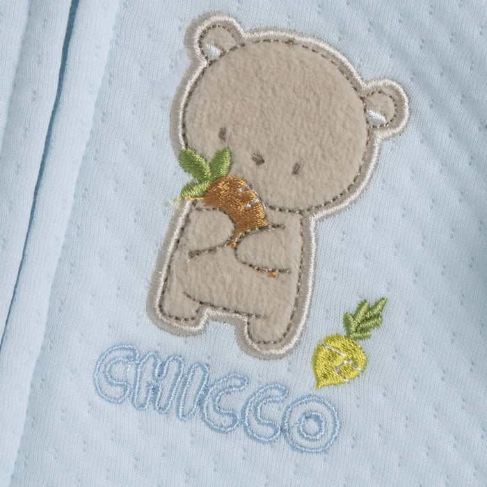 Infants Embroidered Front Opening Babysuit