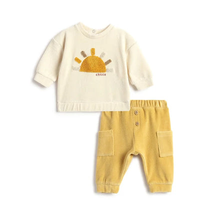 Infants Yellow Sweatshirt with Trousers