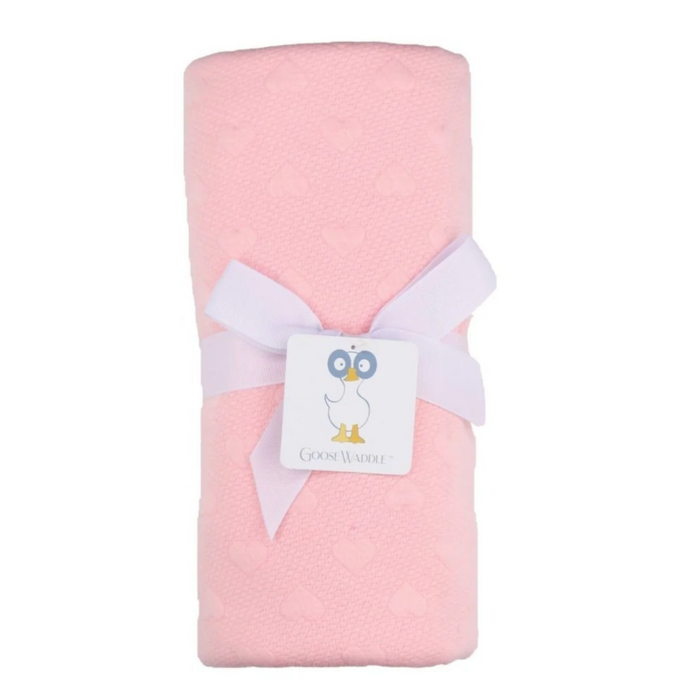 Knit Baby Blanket - Multiple Colors Blankets & Throws in Pink at Wrapsody