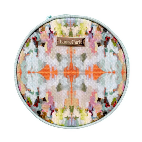 Laura Park Brooks Avenue Round Jewelry Case Travel Accessories in at Wrapsody