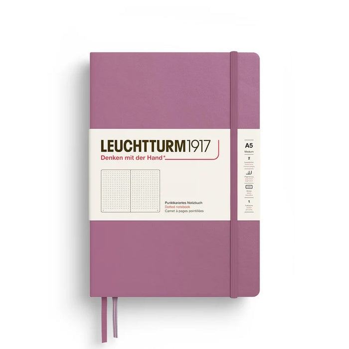 LEUCHTTURM1917 Hardcover Dotted Notebook - A5, Dusty Rose