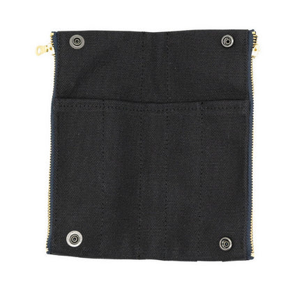 Luddite Folding Canvas Pen Case - Black