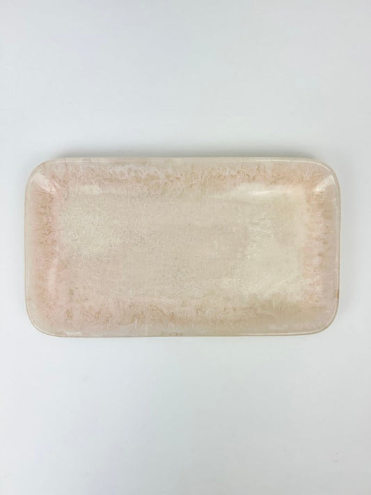 Marbled Resin Pink Tray Home Decor in at Wrapsody