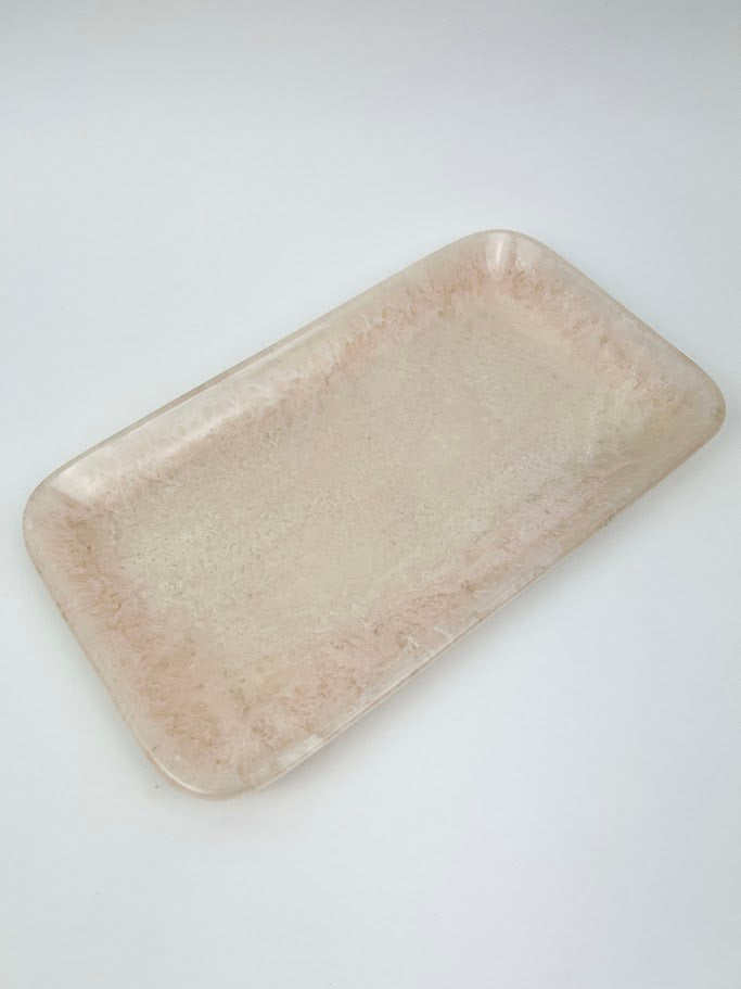 Marbled Resin Pink Tray Home Decor in at Wrapsody